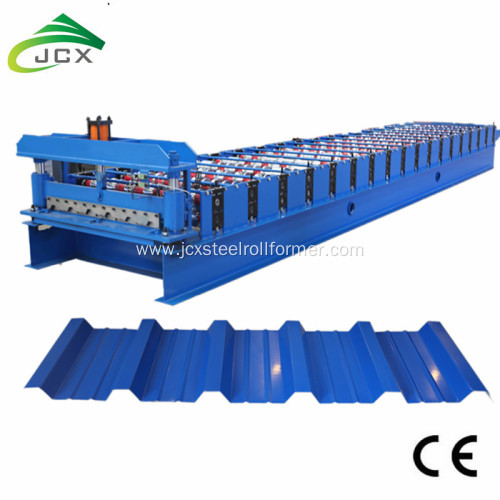 Trapezoidal roof sheet forming machine